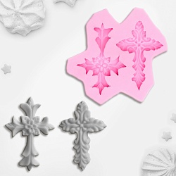 Молд 7х7х0,9 см "Крестики"