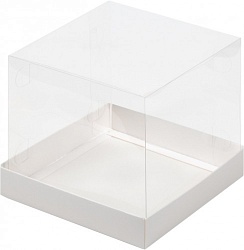 Коробка для бенто торта 15 см*15 см* 14 см Белая