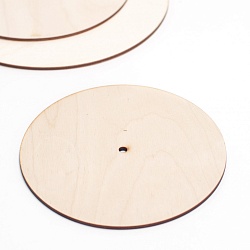 Подложка из фанеры для торта с отверстием 30 см, толщина 4 мм