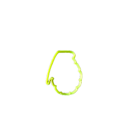 Вырубка для пряников "Граната" 10,5*8 см