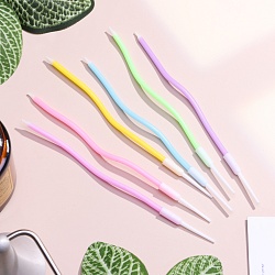 Свечи для торта "Серпантин" 6 шт, разноцветные