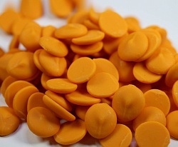 Шоколад Callebaut со вкусом апельсина в галлетах 0,1 кг