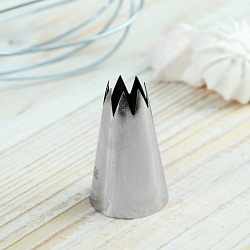 Насадка кондитерская «Открытая звезда», d=3 см, вых. 1,2 см